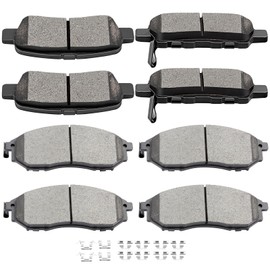SCITOO Ceramic Disc Brake Pads Set fit for Infiniti FX35 FX45 G35 M35 for Nissan 350Z