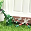 Miniature Garden Tools Set with Watering Can and Scissors, 1:12