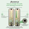 ANNFUZ Single Sided Mechanical Keypad Entry Lever Lock,Keyless Push Button