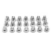 RTRHINOTUNING 50PCS Wheel Rim Lip Rivets Nuts of 7.5mm/0.3in Hole