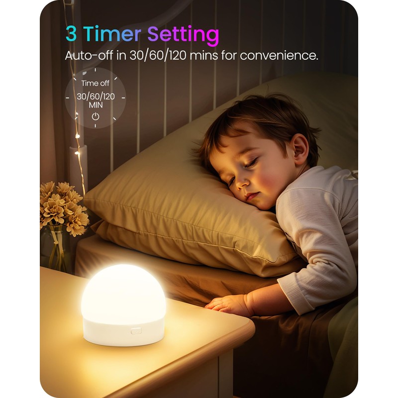 GOEBLESON Rechargeable Light Bulbs with Remote Control, 2 Pack E12
