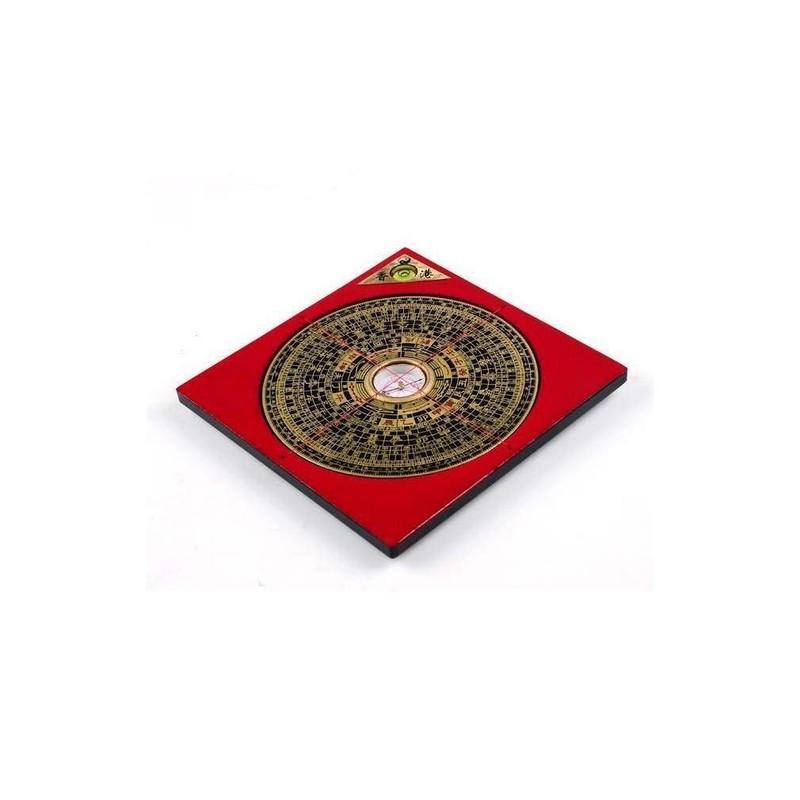 lachineuse Bagua Traditionnel Luopan Rouge