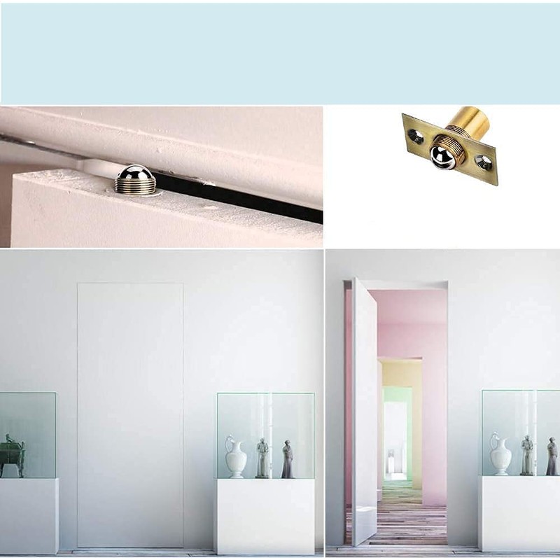 Utoolmart Ball Dia Brass Electroplating Door Cabinet Ball Catch Latch