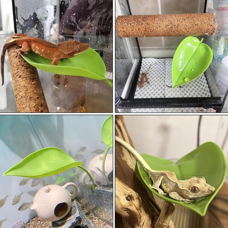 Crested Gecko Tank Accessories, Reptile Decor,Reptile Hanging Plants Vines with