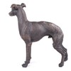 Large Greyhound Dog Painted Bronze Resin Sculpture - Pet Gifts