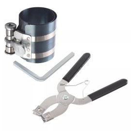 ZXMT Engine Piston Ring Pliers Compressor Remover Expander Tool Kit 2-1/8" to 7" US