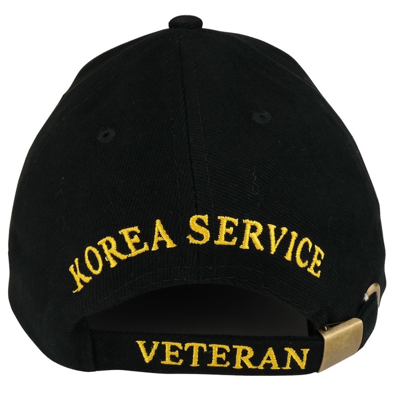 Armycrew Korea War Veteran Ribbon Embroidered Structured Military Baseball Cap