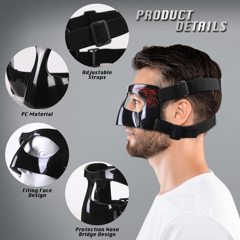 Anyfun - Protector de nariz para nariz rota ajustable para