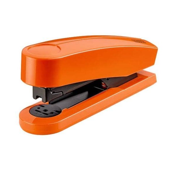 Novus B 4 Desktop Stapler, 40 Sheets Office Stapler Funny Orange, 65 mm