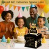 ChillHui Retirement Black and Golden Money Gift Box, Retired Birthday