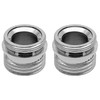 Faucet Adaptor 2PCS Aerator Connector 1/2" Thread Solid Metal Kitchen
