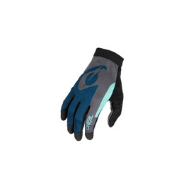 O'NEAL | Bicycle & Motocross Gloves | MX MTB DH FR Downhill Freeride | Our Lightest & Most Comfortable Glove, Nanofront® Hand Section | AMX Glove | Adult | Blue Grey | Size S
