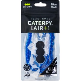 Caterpy No Tie Shoelaces for Night Running! P-Caterpie Air Reflective, 2 Sizes x 7 Colors, TB (Turquoise Blue)