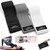 UNISEX Fabric Resistance Bands - 3 Set Non Slip Workout