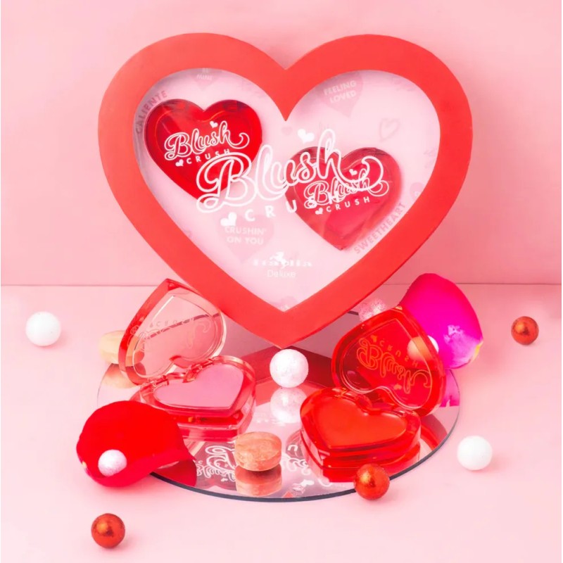 Set Duo Rubor En Crema Labios Mejilla Blush Crush Italia