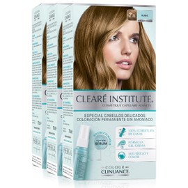 Clinuance Permanent Colouration without Ammonia, Sensitive Hair, 7.0 Blonde, 170 ml (x3)