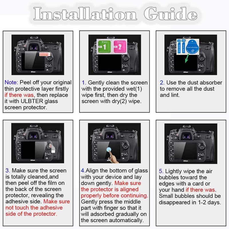 ULBTER Screen Protector for Canon EOS R7 / R6 Mark