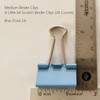 Medium Binder Clips Blue Color 1-1/4" / 1.25 inches /