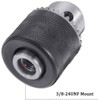 TOP-VIGOR 1.5-13mm Capacity Drill Chuck Adapter, 3/8-24UNF Thread Quick Change