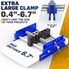 BLEKOO Upgraded 6.7 inch Self Centering Doweling Jig Kit (Blue),