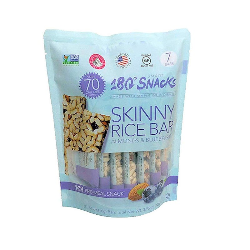 180 Snacks Skinny Rice Bar with Himalayan Salt 2 Variety