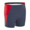 Kes-Vir Incontinence Boy's Swim Shorties in Slate/Red, 7-8 years