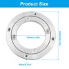 Waziaqoc 4 Inch Lazy Susan Bearing, Heavy Duty Aluminum Turntable,
