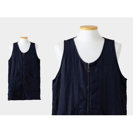 로사홈 조끼형 앞치마 FREE, 곤색, 1개 Rosa Home Vest-style Apron FREE, Dark Blue, 1 Piece