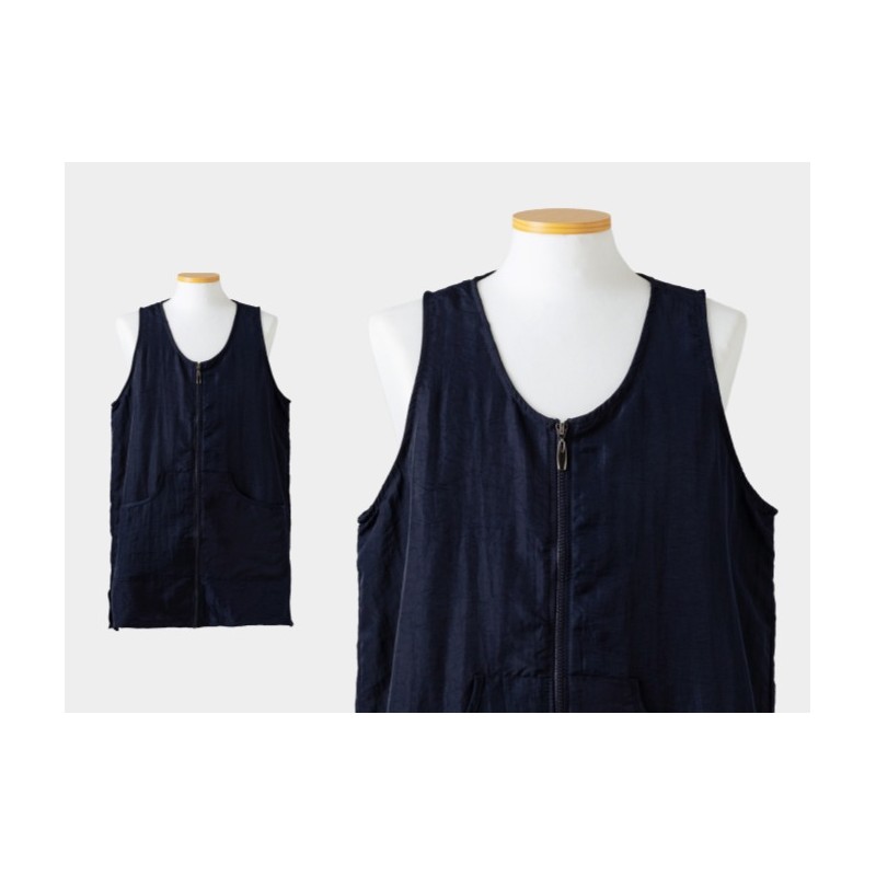 로사홈 조끼형 앞치마 FREE, 곤색, 1개 Rosa Home Vest-style Apron
