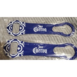 Jose cuervo Lot of 2 Jose Cuervo Curved Bottle Opener Blue - 7.5"