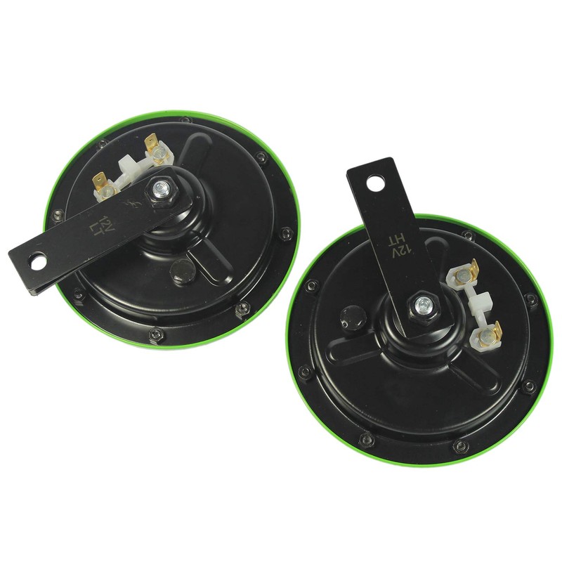 JDMSPEED New Lime Green Super Loud Two Electric Blast Tone