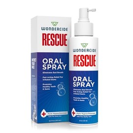 Wondercide Rescue - Oral Spray for Dogs and Cats – Freshens Breath, Soothes Gums, Alcohol Free Daily Dental Care with Pure Hypochlorous – 8.5 oz