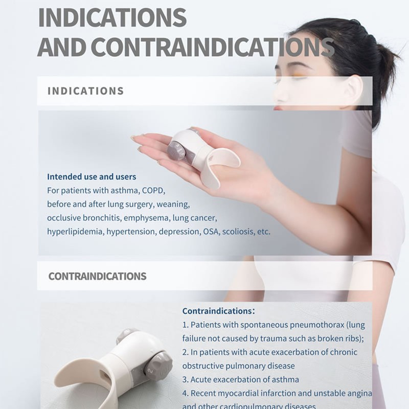 Lung Exerciser Device Respiratory Training Lung Exerciser Expander Device for