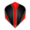 Hardcore Radical Black & Red Extra Thick Standard Dart Flights