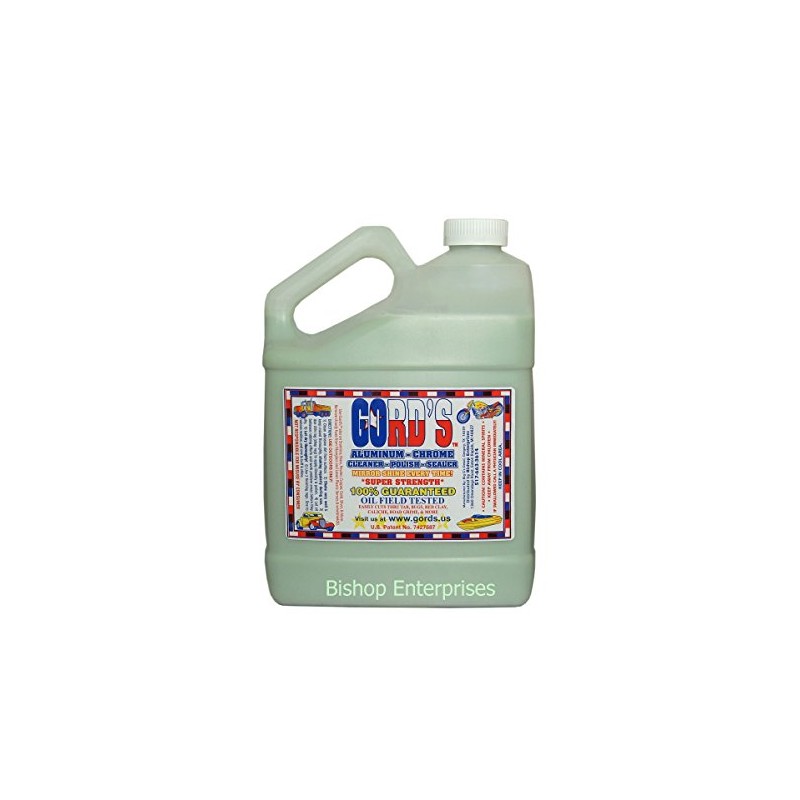 Gord's Aluminum-Chrome-Metal/Cleaner-Polish-Sealer/ALL IN ONE 1 Gal.