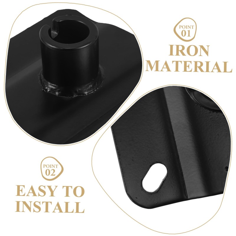 Baluue Barber Chair Base Replacement Iron Chassis Easy to Install