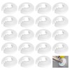 20 Pcs Radiator Pipe Covers HXC 15mm Plastic Radiator Pipe