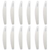 FUZVOL 12 Pcs Professional Nail Files Double Sided 100/180 Grit