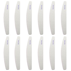 FUZVOL 12 Pcs Professional Nail Files Double Sided 100/180 Grit Nails Emery Board Pet Grooming Tools Manicure Nail Styling Tools for Acrylic Nails and Natural Nails