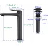 Leekayer Bathroom Faucet with Pop Up Drain Single Handle Lavatory