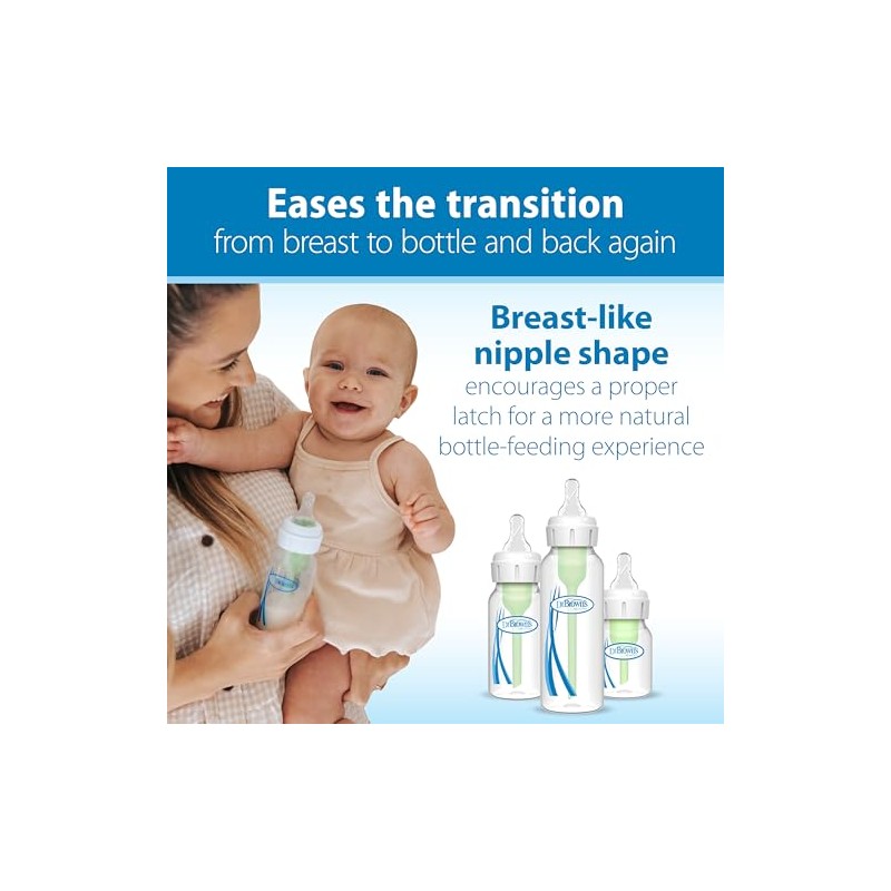 Dr. Brown's Natural Flow Level 3 Narrow Baby Bottle Nipple,