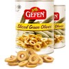Gefen Sliced Green Olives 19oz (2 Pack) No Coloring or