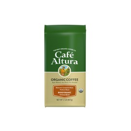 Cafe Altura Whole Bean Organic Coffee, Biodynamic, 2 lb Bag