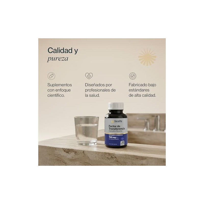 Veralife-Factor de Transferencia - A Base de Calostro Bovino y