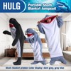 Shark Blanket, Shark Blanket Hoodie, Cuddly Blanket with Sleeves, Fluffy