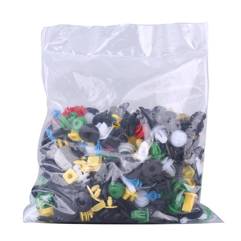 KIMISS 400pcs Assorted Plastic Car Door Trim Clip Bumper Fastener