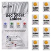 Umttery Bed Sheet Labels for Bedding,Identity The Sheets Direction and