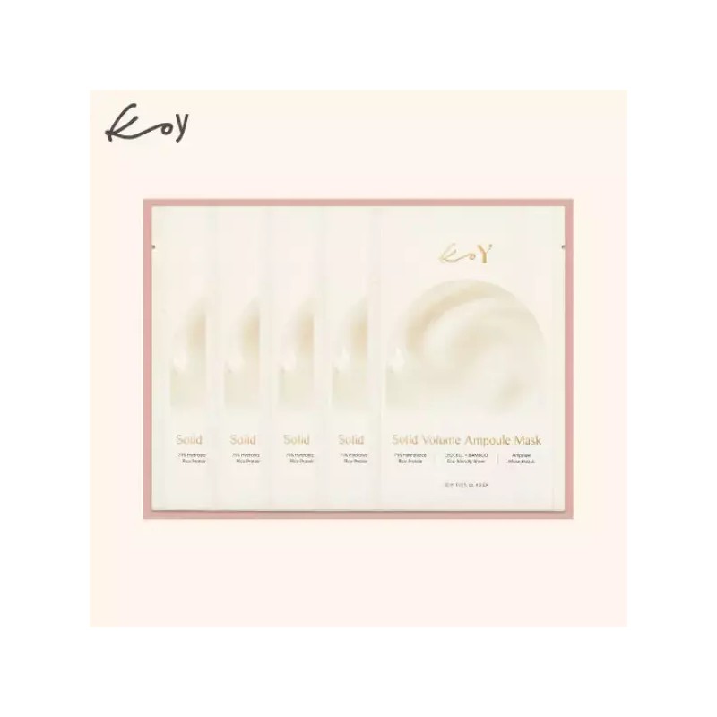 Koi 코이 Koy 고현정 단백질 마스크팩 1박스(5매입) Koy Go Hyun