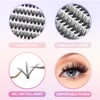 ETVITE Cluster Lashes 40D Individual Lash Clusters Extension Eyelash Clusters