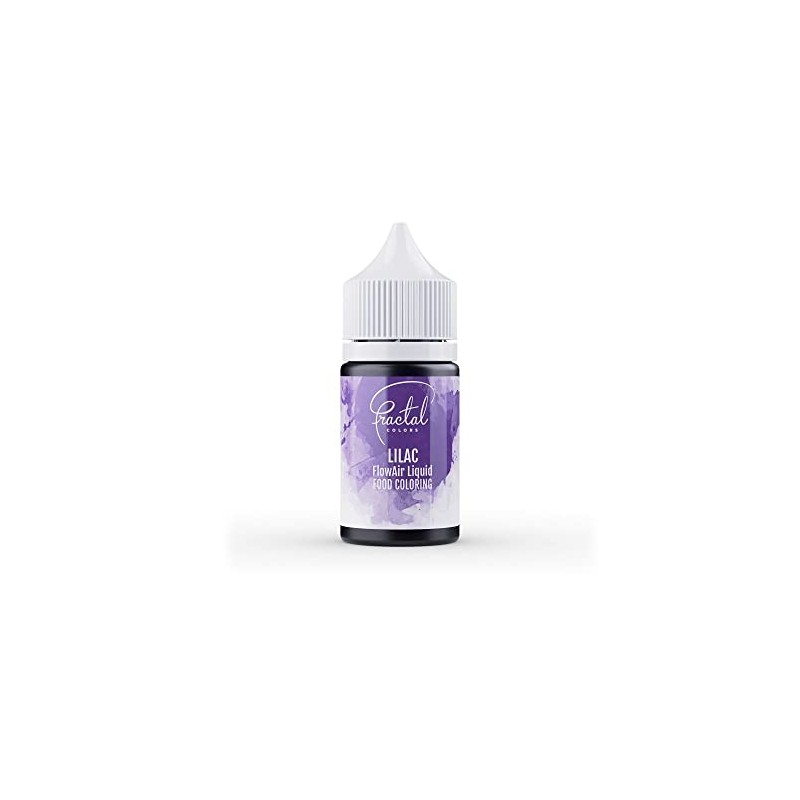 Fractal Colours FlowAir Airbrush Liquid Food Colouring 30ml Lilac
